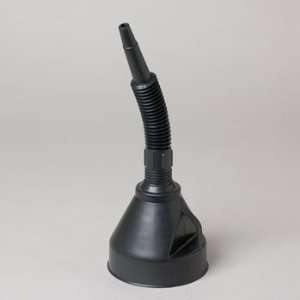  Jumbo Oil Funnel W/filter 14.5in Black Recycled Material 