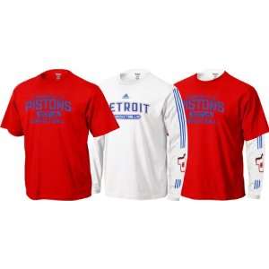 Detroit Pistons Youth 3 In 1 Combo Long Sleeve Shirt  
