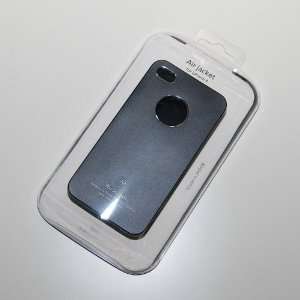  Air jacket Black Metal Back Cover Case for iPhone 4/4S 