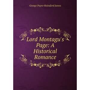   Page A Historical Romance George Payne Rainsford James Books