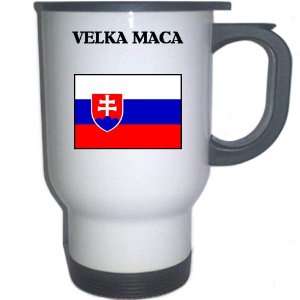  Slovakia   VELKA MACA White Stainless Steel Mug 