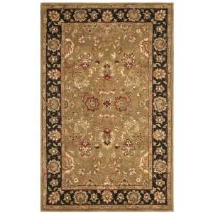  Hand Tufted Velarri Collection Traditional Tan Wool Rug 5 