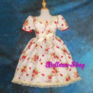 Girl Pageant Party Vintage Victorian Dress Size 5 8  