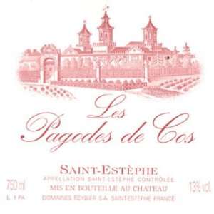 2002 Chateau Cos DEstournel Pagodes De Cos Saint Estephe 750ml 750 