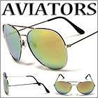   Aviator Metal Pilot Sunglasses Vintage Shades Silver Frame Revo Orange