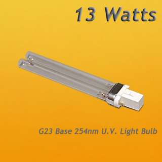 13 Watt Germicidal UV Bulb G23 Base 13W JBJ Coralife  