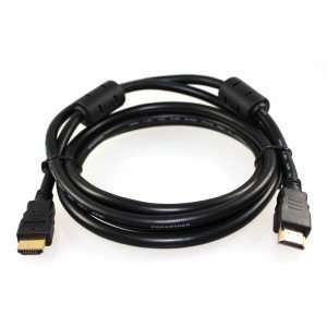   3V HDMI Cable 28AWG High Speed w/Ferrite Cores 3D   Black Electronics