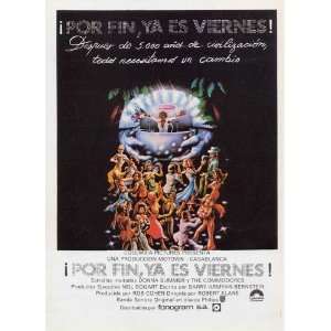 Thank God It s Friday (1978) 27 x 40 Movie Poster Spanish 
