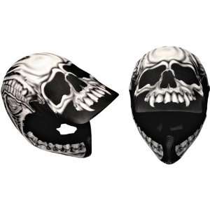  Moto Vation Racing Helmet Skinz Helmet Cover Skeletor 