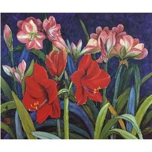 Fragrant Flowers 1990 (Canvas) by Komi Chen. size 26 inches width by 