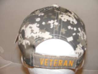 USMC Marine Corps Marines Digital Camo VETERAN VET HAT CAP  