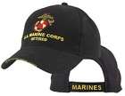 USMC MARINE VETERAN MARINE CORPS COTON UPSCALE HAT CAP  