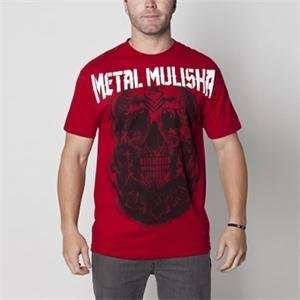 Metal Mulisha Cruz Custom T Shirt   X Large/Cardinal