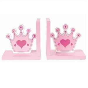  Think Pink Princess Wooden Bookends Toys & Games