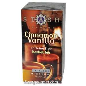 Stash Premium Cinnamon Vanilla Herbal Tea, 18 Tea Bags  