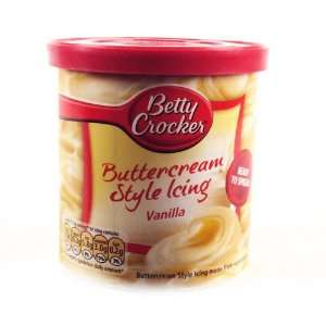 Betty Crocker Vanilla Buttercream Icing 450g  Grocery 