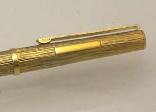 Rare PARKER 85 Gold Vermeil Fountain Pen France Med  