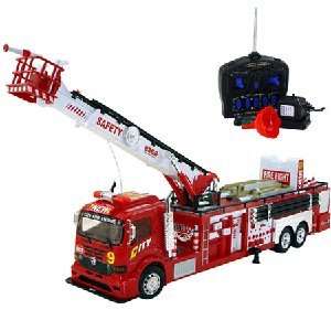  Huge RC European Fire Truck with Arieal Ladder 33 Toys 