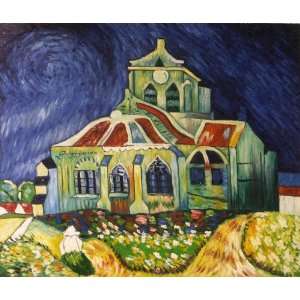  Vincent Van Gogh Reproduction Church At Auvers   Handmade 