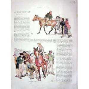   1901 IRELAND HORSE FAIR ARBITRATOR HUGH THOMSON PRINT