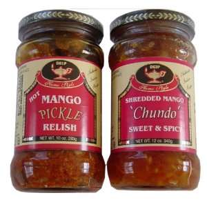 Indian Indulgence   Mango Pickle Set   Relish & Chundo  