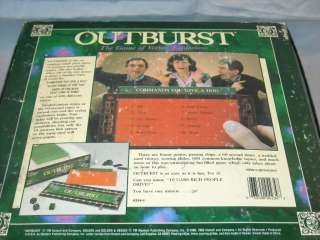 Vintage Outburst Verbal Explosion Board Game  