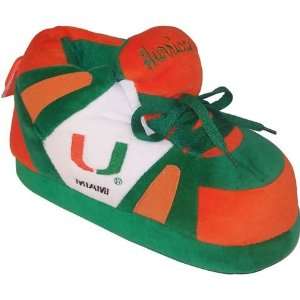   of Miami Hurricanes Mens Over Stuffed House Shoes
