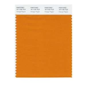  Pantone 16 1164 TCX Smart Color Swatch Card, Orange Pepper 