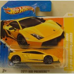Hot Wheels [Yellow] Lamborghini Gallardo LP 570 4 Superleggera, 2011 