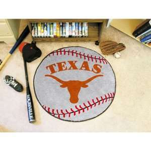  BSS   Texas Longhorns NCAA Baseball Round Floor Mat (29 