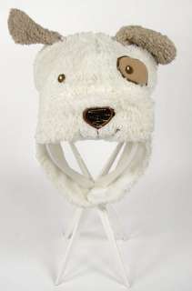   Winter Toddler Child Animal Baby Floppy Ears Dog Hat Beanie Cream