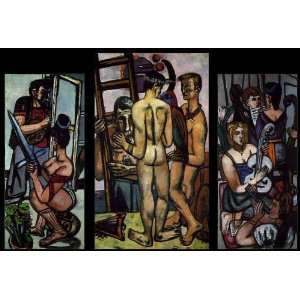   Made Oil Reproduction   Max Beckmann   24 x 16 inches   The Argonauts