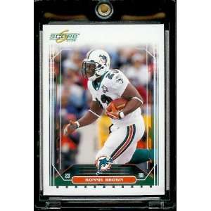  2006 Score Factory Set Single Card # 142 Ronnie Brown 