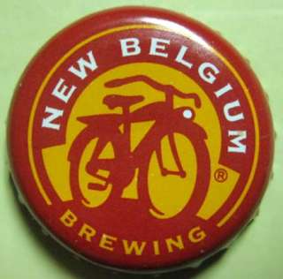 NEW BELGIUM BREWING Beer Crown Bottle Cap COLORADO Bike  