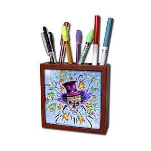   Tattoo   Pappy   Tile Pen Holders 5 inch tile pen holder Office