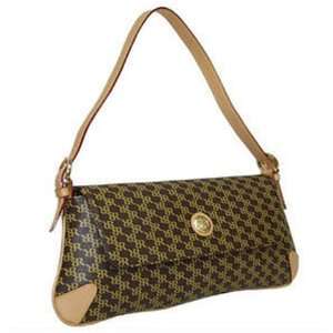  Aristo Brown Flap Shoulder Bag by Rioni Designer Handbags 