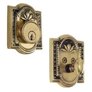  Single deadbolt   meadows deadbolt (keyed different) in 