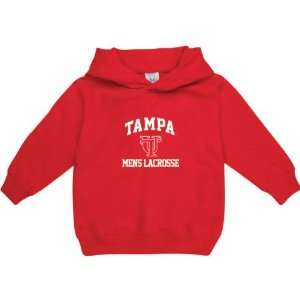 Tampa Spartans Red Toddler/Kids Mens Lacrosse Arch Hooded Sweatshirt