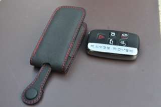 BK/R Genuine leather Key Fob Range Rover Land Rover Evoque Discovery 4 
