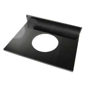 25 x 22 Stone Vanity Top for Drop In Sink Material Black Marquine 