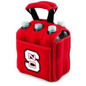  NCSU NC State Wolfpack 6 Pack Cooler Caddy Tote Sports 