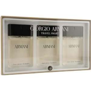 Armani By Giorgio Armani For Men, Set edt Spray, 1 Ounce Bottles (Pack 