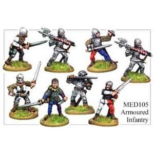    28mm Historicals   Medieval Armoured Infantry 2 Toys & Games