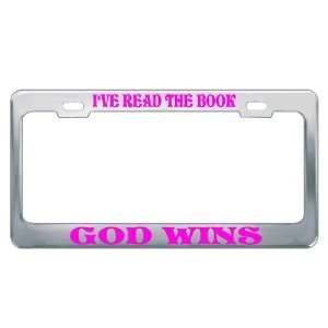  I HAVE READ THE BOOK GOD WINS #3 Religious Christian Auto 