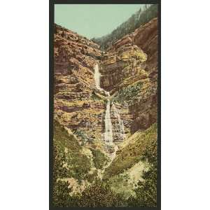    Provo Falls,water,mountains,river,Utah,c1898