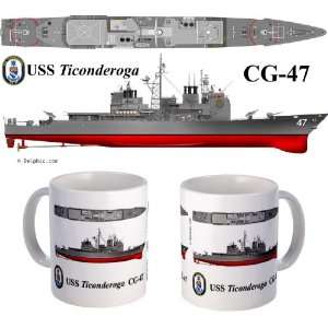  USS Ticonderoga (CG 47) Coffee Mug