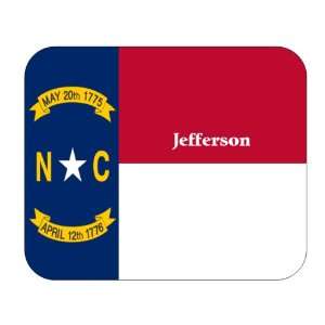  US State Flag   Jefferson, North Carolina (NC) Mouse Pad 