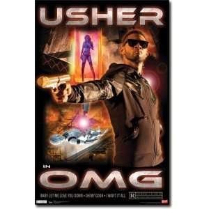  Usher   OMG Wall Poster 22 X 34 Poster Print, 22x34