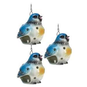  Set of 3 Baby Bird Tealight Lanterns