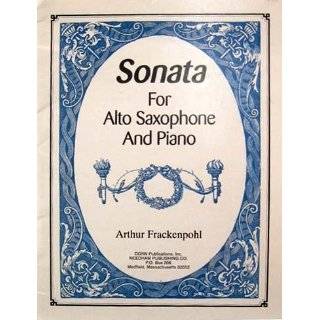  alto saxophone and piano by arthur frackenpohl paperback 1995 1 used 